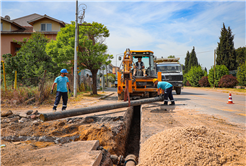 Atatürk Caddesi’nde dönüşüm altyapı ile başladı