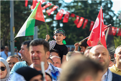 Yusuf Alemdar Filistin için sokağa dökülen binlerce Sakaryalıyla: "Filistin hepimizin davasıdır"