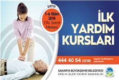 İlk Yardım Kursları için kayıtlar başladı