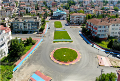 Bağlar Caddesi’nin üst yapı çalışmalarında sona gelindi