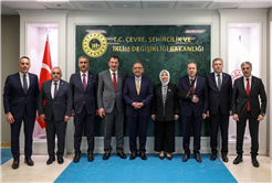 Alemdar ve Sakarya heyeti Bakan Özhaseki ile Sakarya’yı konuştu: “Şehri geleceğe sağlam adımlarla hazırlayacağız”