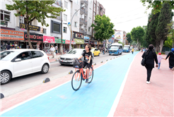 Turuncu bisikletler yoğun ilgi görüyor