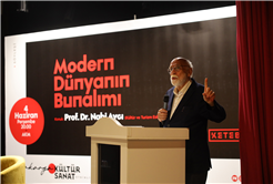Prof. Dr. Nabi Avcı AKM’de konuştu: “Modern dünyanın bunalımını insan merkezli bakış aşar”