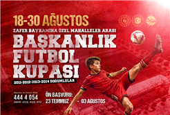 Büyükşehir’den 30 Ağustos Zafer Bayramı’na özel dev futbol turnuvası 