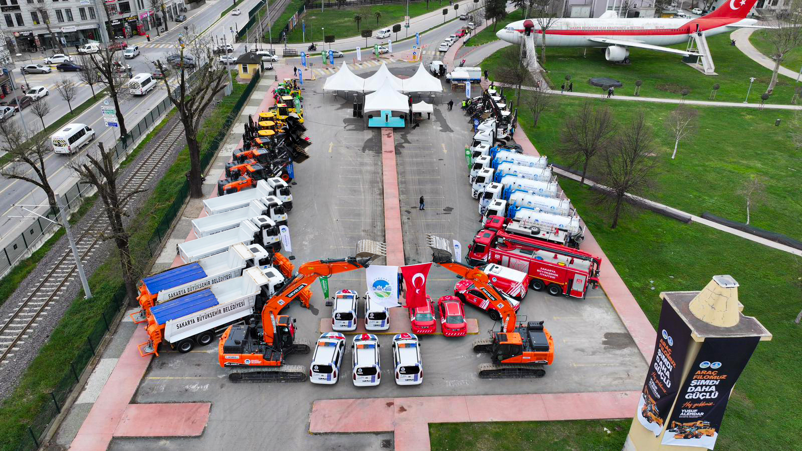 Büyükşehir’den Sakarya'ya hizmet için 484 milyon TL ile 59 araçlık dev yatırım