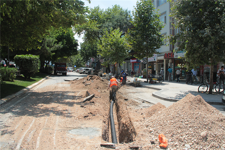 Karaağaç Bulvarı’nda Çalışmalar Başladı