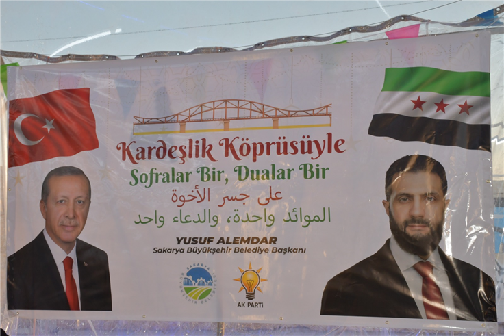 Sakarya’dan kardeş şehir Şam’da gönül sofraları