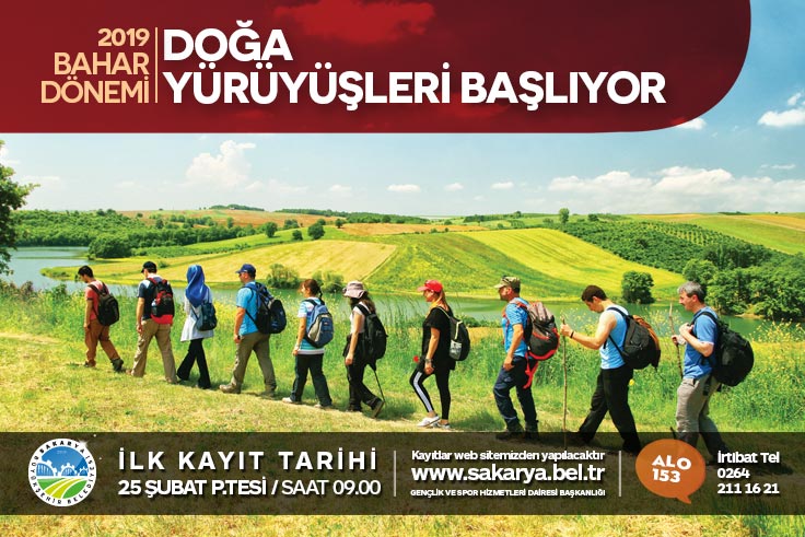 Doğa Yürüyüşleri’nde bahar dönemi başlıyor