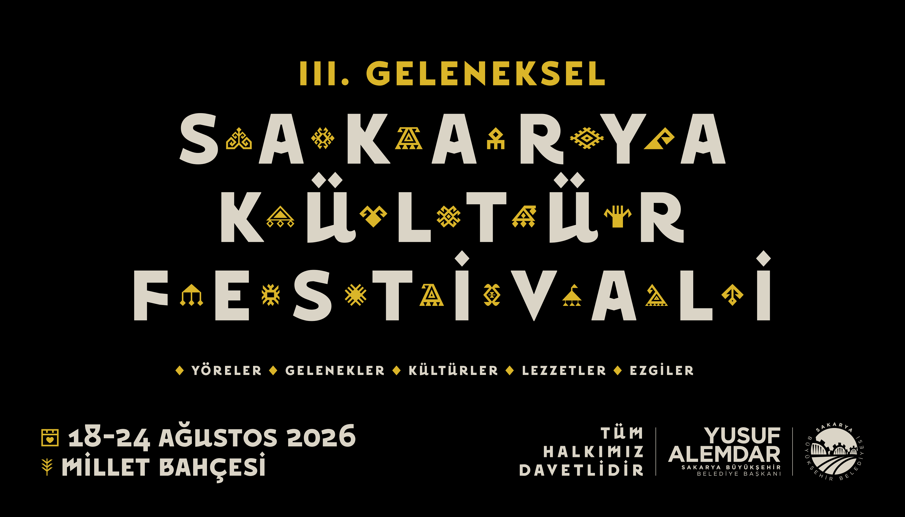 Gelenek bozulmadı, takvim paylaşıldı: Sakarya’da 7 gün sürecek kültür şöleni başlıyor
