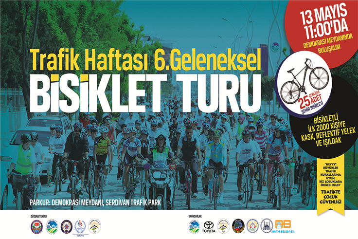 Pedallar Trafik Haftası için çevrilecek
