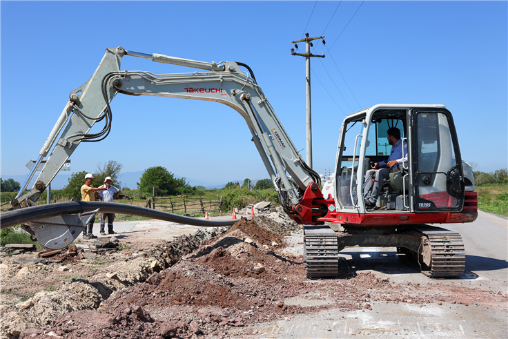 Yeşilyurt ve İlyaslar mahallelerine 3 bin 200 metrelik yeni içme suyu hattı
