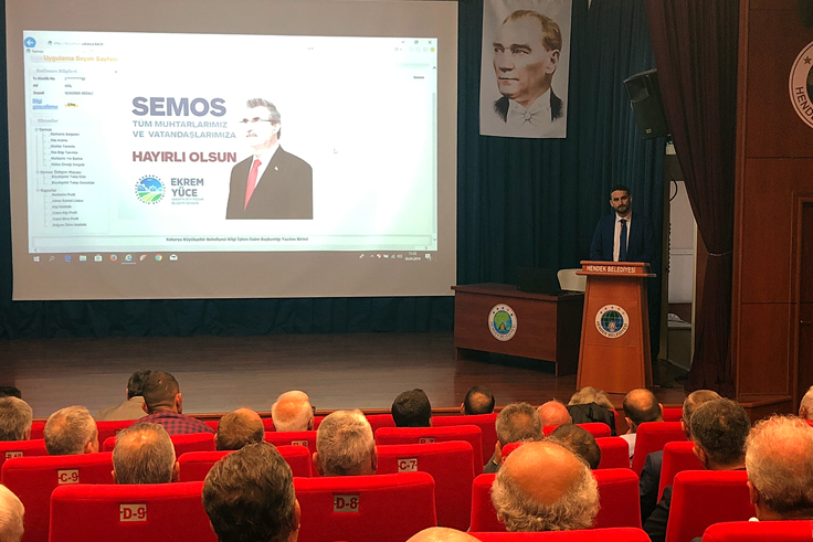 Büyükşehir’den muhtarlara SEMOS eğitimi